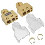 Car Battery Terminal Connectors Kit Digital Voltmeter 0/4/8/10 Awg Gauge. Fixed Price $40.27.