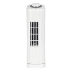 Optimus F-7348WH 14" Portable Ultra-slim Desktop Tower Fan In White. Fixed Price $51.73.