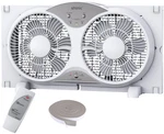 Shinic Window Fan With Reversible Airflow Quiet, Twin 9" Blades, Full. Fixed Price $73.49.