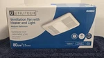 Utilitech 1.5-SONE 80-CFM White Lighted Bathroom Fan/heater #0498842. Fixed Price $124.99.
