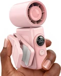 Hotsales Clip-on Portable Fan, 13500 Rpm Rechargeable Handheld Mini With Led. Fixed Price $16.99.