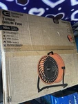 Commercial Electric Turbo Drum Fan 16IN Orange 2800 Cfm High Velocity Steel. Fixed Price $45.00.