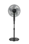 16" 12-SPEED Pedestal Fan And Remote, BHS23619315319R, New, Black. Fixed Price $55.67.