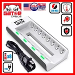 Rechargeable Battery Charger Aaa Ni-mh Ni-cd Automatic Charged Red Led Light. Fixed Price $13.99.