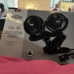 Roadpro RPSC8572 Accessory Cabin Dual Fan, 12 V, With Mounting Clip,. Fixed Price $19.94.