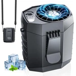 Jkboom 2026 Smart Portable Rechargeable Fan With Led Light & 25H Mini, Black. Fixed Price $31.18.