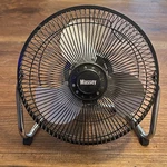 Massey Desk Floor Fan 9" Model MF-9 Black/silver. 3 Speeds. Tested & Working. Fixed Price $29.99.