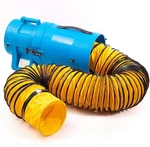 Mounto 8INCH 1/3HP High Pressure Axial Blower Fan For Ventilation W/ 25FT Hoses. Fixed Price $299.99.