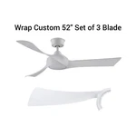 New Fanimation Wrap Custom 52" Set Of Blades, Matte White BPW8530-52MW. Fixed Price $179.99.