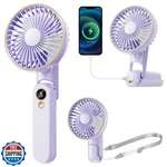 Dhenrio Portable Handheld Fan, 180 Foldable Personal Usb Rechargeable M. Fixed Price $34.99.