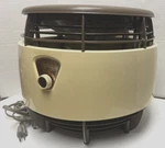 Vintage Dayton Electric Hassock 3-SPEED Floor Fan 4C509D Brown & Tan 14T" X 15D". Fixed Price $219.99.