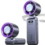 Kimguard Handheld Portable Turbo Fan With Ice Cooler Speed (1-199) Rechargeable. Fixed Price $26.80.