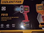 Violent Fan F019 18V Battery Blower Utility Fast Charging Red 70MM. Fixed Price $16.99.