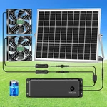 Solar Fan With Battery, For Greenhouse & Chicken Coop, Rechargeable. Fixed Price $92.65.