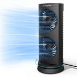 Dr. Prepare Desk Tower Cooling Fan, Portable 13 Inch, Black. Fixed Price $42.99.