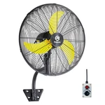 Fugoo 20'' Outdoor Quiet Oscillating Wall Fan ,sealed Brushless Dc MOTOR,4-SPEED. Fixed Price $315.12.