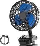 Atengeus 4 IN1 Usb Fan, 8 Clip 10000MAH Rechargeable Table 5 Speeds. Fixed Price $43.19.