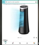 Paris Rhone Small Portable Fan. Fixed Price $25.00.