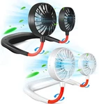 Juananiug Portable Neck Fan Rechargeable Personal Handfree Mini Usb Weara.... Fixed Price $34.02.