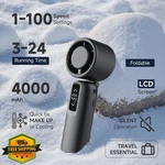 Guirngou Handheld Turbo Fan, 100 Gear Wind, Battery Operated. Fixed Price $27.99.