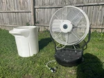 Tpi PM-18S 18" Power Mister 1/8 Hp Hand Carry W/ 10 Gal. Cooler. Fixed Price $600.00.