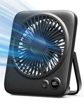 Otlonpe Desk Fan, Rechargeable Portable Slim Quiet, 4000MAH Small Persona.... Fixed Price $26.33.