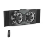Cool Any Room Fast - 9IN Twin Window Fan 3 Speed Remote Control. Fixed Price $89.99.