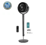 Midea MSFS07RW6GB 44" Smart 12-SPEED Air Circulator Pedestal Fan Open Box. Fixed Price $103.99.