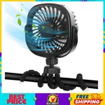 Flexible Tripod Stroller Fan 360 Rotation 3-SPEED Rechargeable Clip. Fixed Price $18.98.