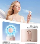 Wsken Mini Handheld Portable Rechargeable Pocket Powerful Turbo Fan Personal New. Fixed Price $11.20.