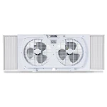 Black & Decker BFW9M 9-IN. 2-SPEED Twin Window Fan With Adjustable Side Panels,. Fixed Price $65.84.