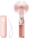 Jisulife Handheld Mini Pocket Fan 3 1 Usb Rechargeable Pink. Fixed Price $14.88.