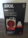 Skil - 7" Misting Fan, Collapsible Lantern & 20V Battery Combo Kit Pwrcore New. Fixed Price $84.84.