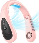 Portable Neck Air Conditioner Fan 360 Cooling, Rechargeable, Hands-free Weara. Fixed Price $99.99.