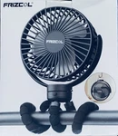 Frizcol Baby Stroller Fan Portable Black Rechargeable Battery Operated New. Fixed Price $24.99.