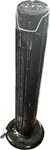 Pelonis Quiet Oscillating Modern Tower Fan With Low Noise Level, Glossy Black. Fixed Price $30.00.