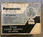 Vintage Panasonic Desk Fan F-1209 (new Old Stock) Never Used. Fixed Price $199.99.