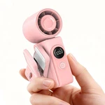 Portable Clip-on Fan, Hands-free, Turbo Personal Handheld Mini, Pink. Fixed Price $48.99.