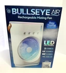 New Bullseye Air Rechargeable Misting Fan Portable Led Color Change. Fixed Price $15.00.