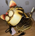 Deco Breeze: Cat Figurine Table/desk Personal Electric Office Fan: FT10A46. Fixed Price $29.99.