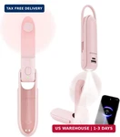 Digibond Pink Handheld Fan, Portable Bullet Shape 3000MAH Usb Rechargeable. Fixed Price $17.36.