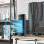 Costway 14" Mini Oscillating Tower Fan Electric Desk W/3 Speed & Timer Black. Fixed Price $57.47.