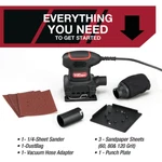 Hyper Tough Palm Sander 2 Amp Power Cord Tool Cable Dust Bag Extension Duty Lot. Fixed Price $34.74.