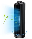 Abolee Tower Fan, 23FT/S Desk 70 Oscillating Table For Bedroom - Black. Fixed Price $32.96.