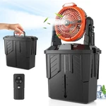 Lynker Portable Misting Fan With Remote, 3 Speed Camping 6L Water Tank. Fixed Price $32.99.