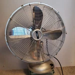 Restoration Hardware Allaire 16 Inch Metal Fan Oscillating Works Light Rust. Fixed Price $188.68.