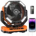 136H Max Cooling Battery Camping Fan, Rechargeable Oscillating Floor For .... Fixed Price $196.65.