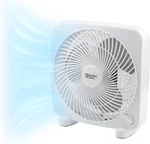 Comfort Zone Box Fan, Inch, Portable, Electric Quiet, 3 Speed, 9, White. Fixed Price $28.61.