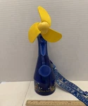 Disney Parks Misting Water Bottle Fan Blue With Lanyard. Fixed Price $14.99.