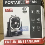 Conbola Rechargeable Brushless Portable In 1 Fan/light Model X23. Fixed Price $19.99.